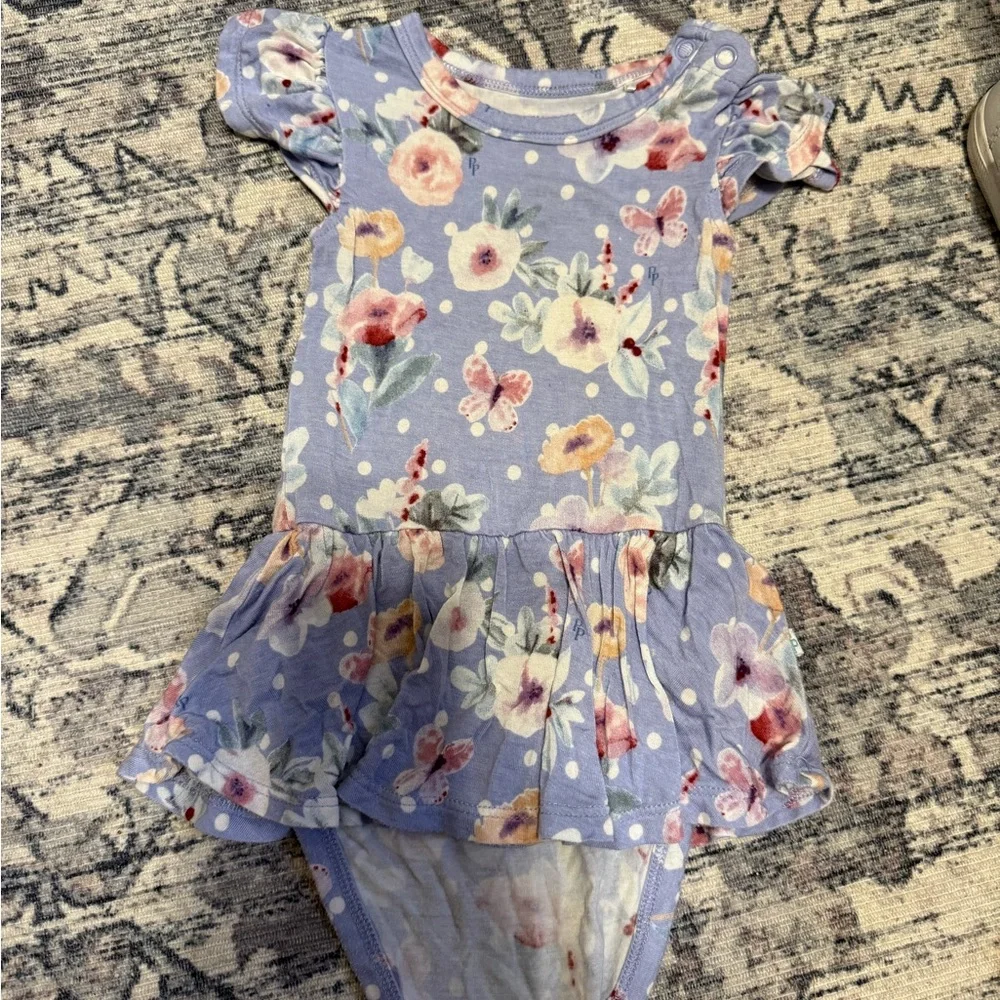 Floral Baby Dress with Bloomers